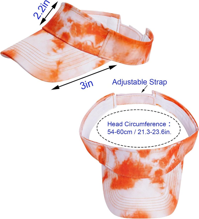 Marrywindix 1 Piece of Sport Wear Athletic Visor Sun Sports Visor Hat Visor Adjustable Cap for Women and Men (One Size) - Image 2